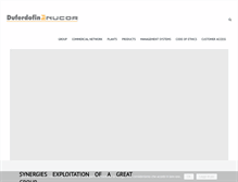 Tablet Screenshot of duferdofin-nucor.com
